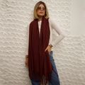 Cachecol Tricot Vinho