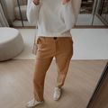 Calça Comphy Cotton Slouchy Caramelo