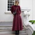 Blusão Tricot Xis Tramas Burgundy