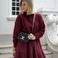 Blusão Tricot Xis Tramas Burgundy