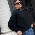 Blusão Tricot Xis Tramas Preto