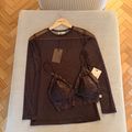 Blusa Tule M/L Marrom