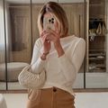Camiseta Tricot Light Linho M/L Off