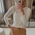 Camiseta Tricot Light Linho M/L Off
