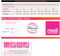 Meia de Compressão Mediven For Men 3/4 20-30mmHg Média Compressão