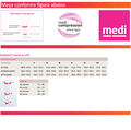 Meia Medi Sheer Soft 3/4 30-40mmHg