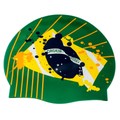 Touca Silicone Brasil Flag Verde Hammerhead