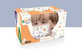 Máscara Infantil Descartável Tripla com Elástico e Clips