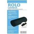 Apoio Postural Rolo Lombar Capa Preta Perfetto