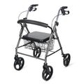 Andador 4 Rodas com Assento e Freios para até 135 kg – SC302 Hidrolight