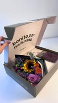 Kit Cumaru - flores naturais + chocolate