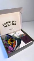 Kit Cumaru - flores naturais + chocolate