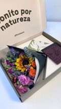 Kit Cumaru - flores naturais + chocolate
