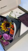 Kit Cumaru - flores naturais + chocolate