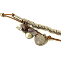 PULSEIRA COURO PEDRA