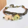 PULSEIRA COURO PEDRA