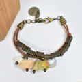 PULSEIRA COURO PEDRA