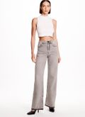 Calça Jeans Wide Leg Gray Vintage 