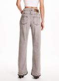 Calça Jeans Wide Leg Gray Vintage 