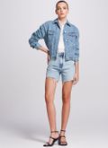 Jaqueta Jeans Multi Bolsos