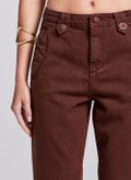 Calça mom jeans Heloísa chocolate