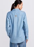 Camisa Jeans Leve Azul Claro
