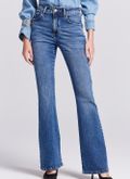 Calça Jeans BootCut elastano Azul Médio