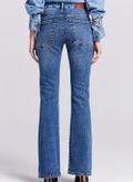 Calça Jeans BootCut elastano Azul Médio