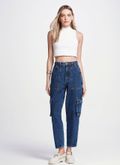 Calça Jeans Baggy Utilirária 