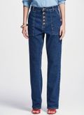 Calça Jeans Reta Gardener Azul Escuro