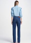 Calça Jeans Reta Gardener Azul Escuro