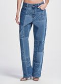 Calca Jeans Reta Estampa Pasley