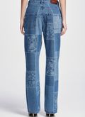 Calca Jeans Reta Estampa Pasley