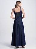 Vestido Jeans Longo Bela Amaciado