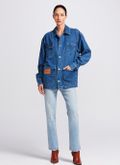 Jaqueta Jeans Oversized Utility