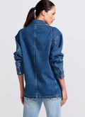 Jaqueta Jeans Oversized Utility