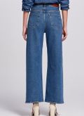 Calca Jeans Wide Leg Cropped