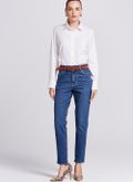 Calça Jeans Skinny Azul médio 