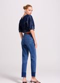 Calça Jeans Skinny Azul Escuro