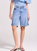 Bermuda Jeans Cargo Utilitário
