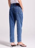 Calça Jeans Mom Recortes 