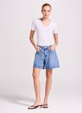Short Jeans Bolsos Frente 