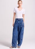 Calça Jeans Ballon Utility