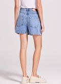 Short Saia Jeans Boho 