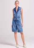 Bermuda Jeans Alfaiatada