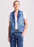 Colete Jeans Azul escuro