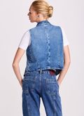 Colete Jeans Azul escuro