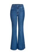 Calça Flare Victoria Jeans Escuro