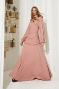 Vestido Orquidea Rosa Queimado