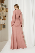 Vestido Orquidea Rosa Queimado